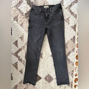 Madewell Mid Rise Stovepipe Jeans in Armand wash size 26